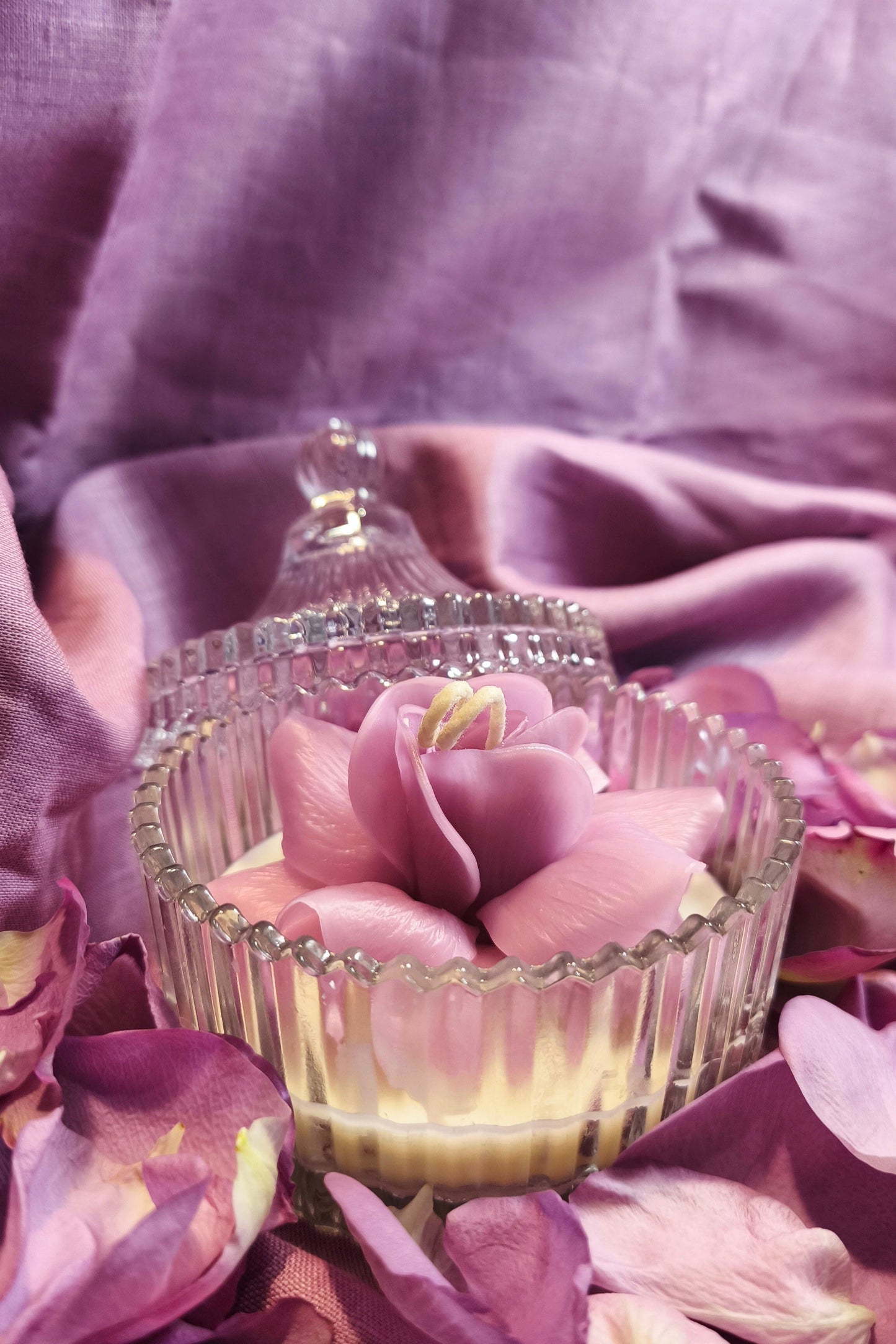 Rose (handmade) scented candle