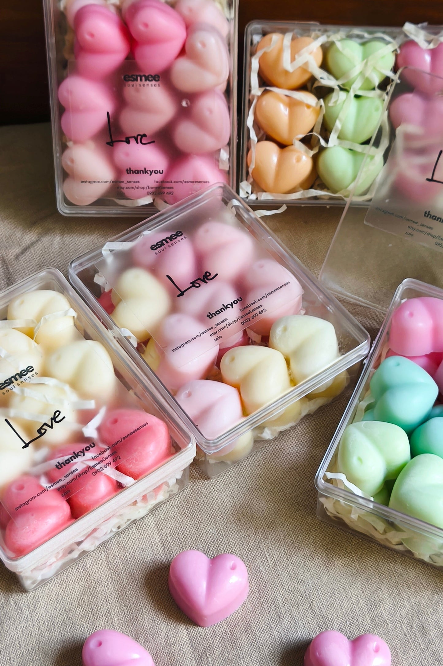Wax melts Hearts