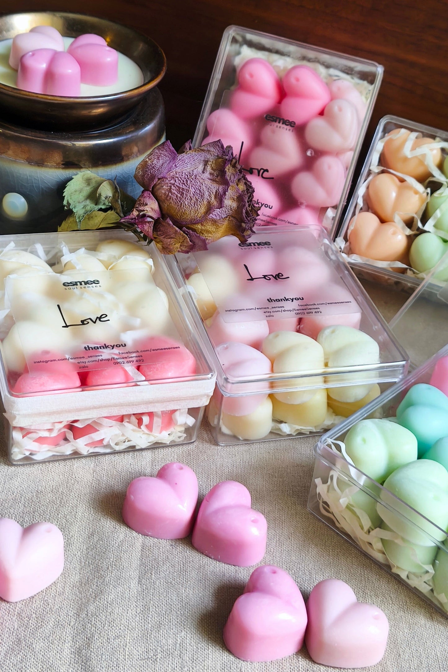 Wax melts Hearts