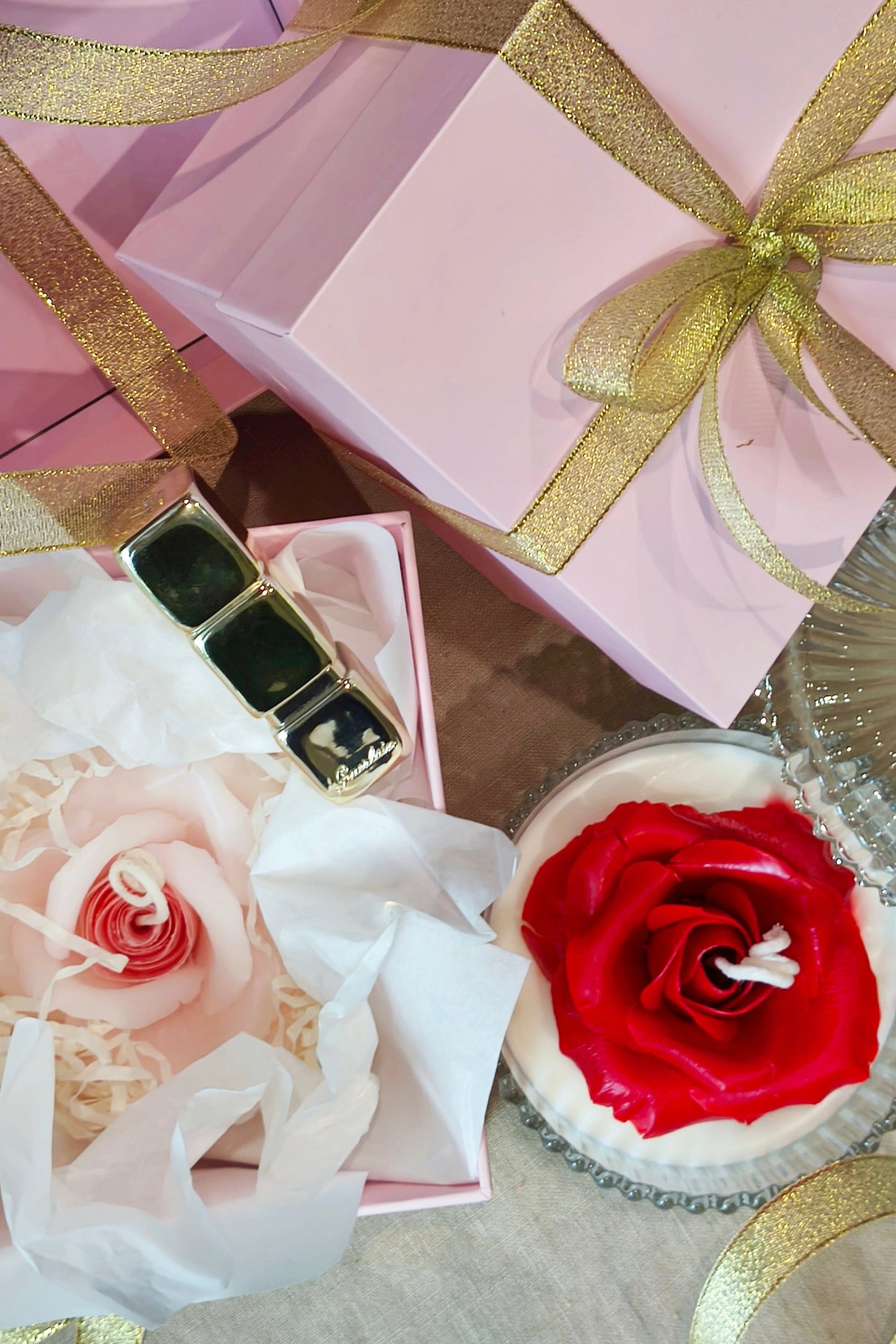 Rose (handmade) scented candle