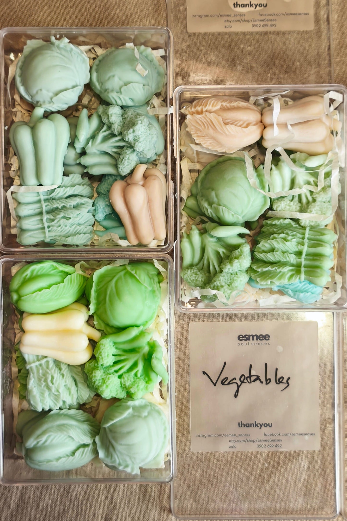 Wax melts Vegetables