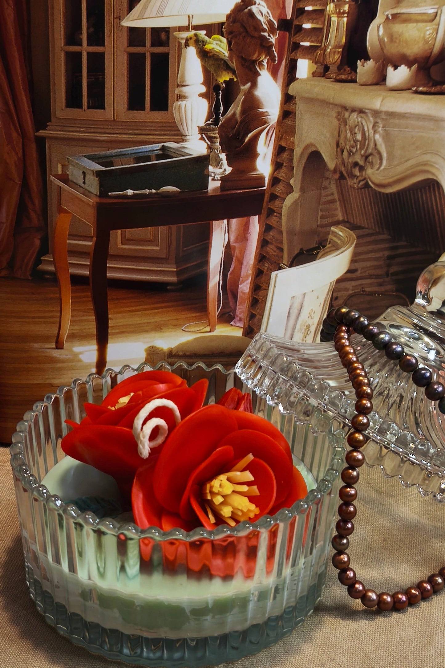 Blossom | Camellia scented candle holder D10cm